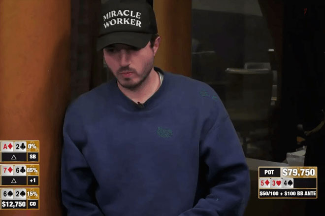 Three Players Hit Straights on the Flop in Hustler Casino Live, a Massive Cooler